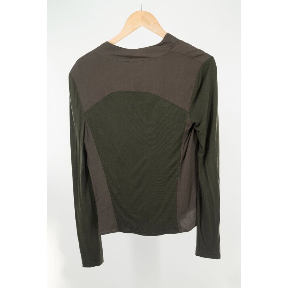 Aritzia Babaton Olivier Draped Zip lightweight front Jersey Moto sweater/jacket - Picture 4 of 7